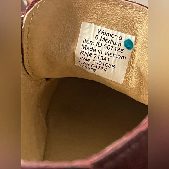 LL Bean Boots Womens 6 Stonington Chukka Burgundy Leather Lace Up Casual - Picture 12 of 16